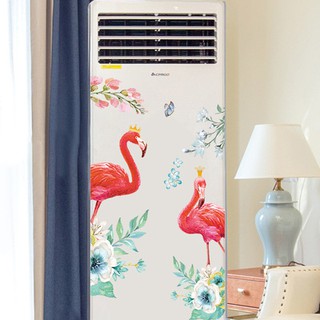 Decal dán tường đôi hồng hạc