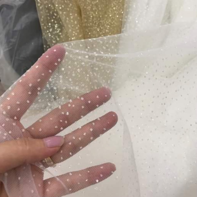 Lưới kim tuyến trắng