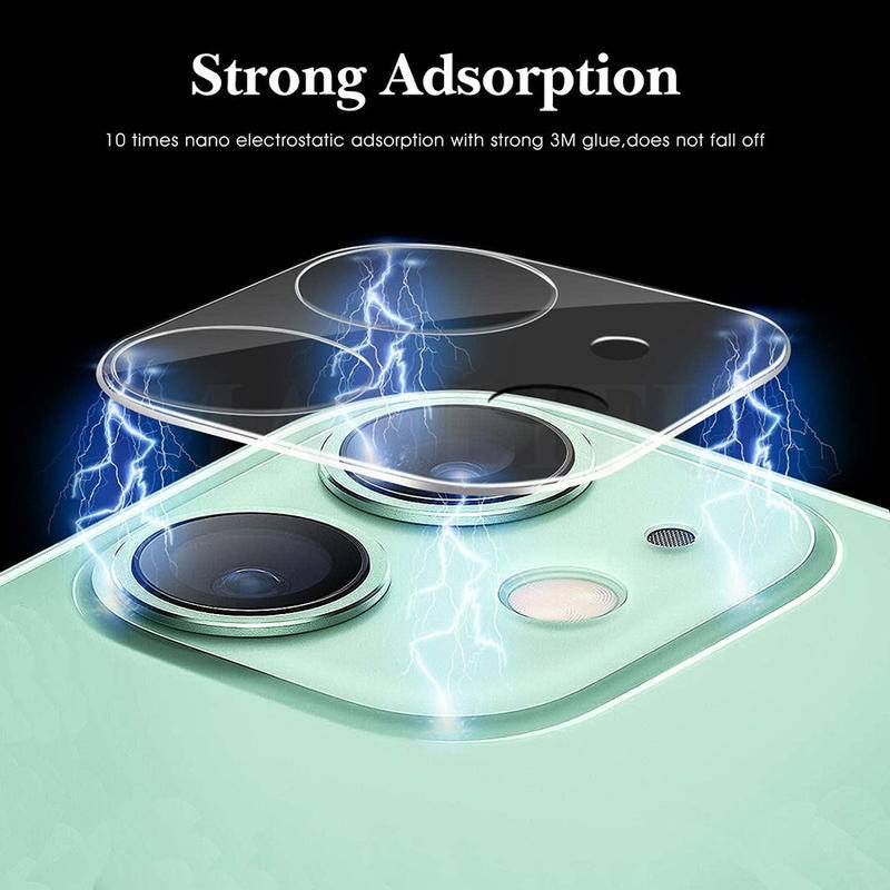 1 Kính Cường Lực 3d Hd Bảo Vệ Camera Cho Iphone 11 12 13 Pro Max Mini 6 6s 7 8 Plus X Xs Max Xr Se 2020