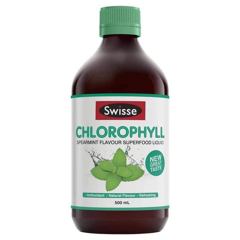 Nước diệp lục thanh lọc cơ thể Swisse Chlorophyll 500ml