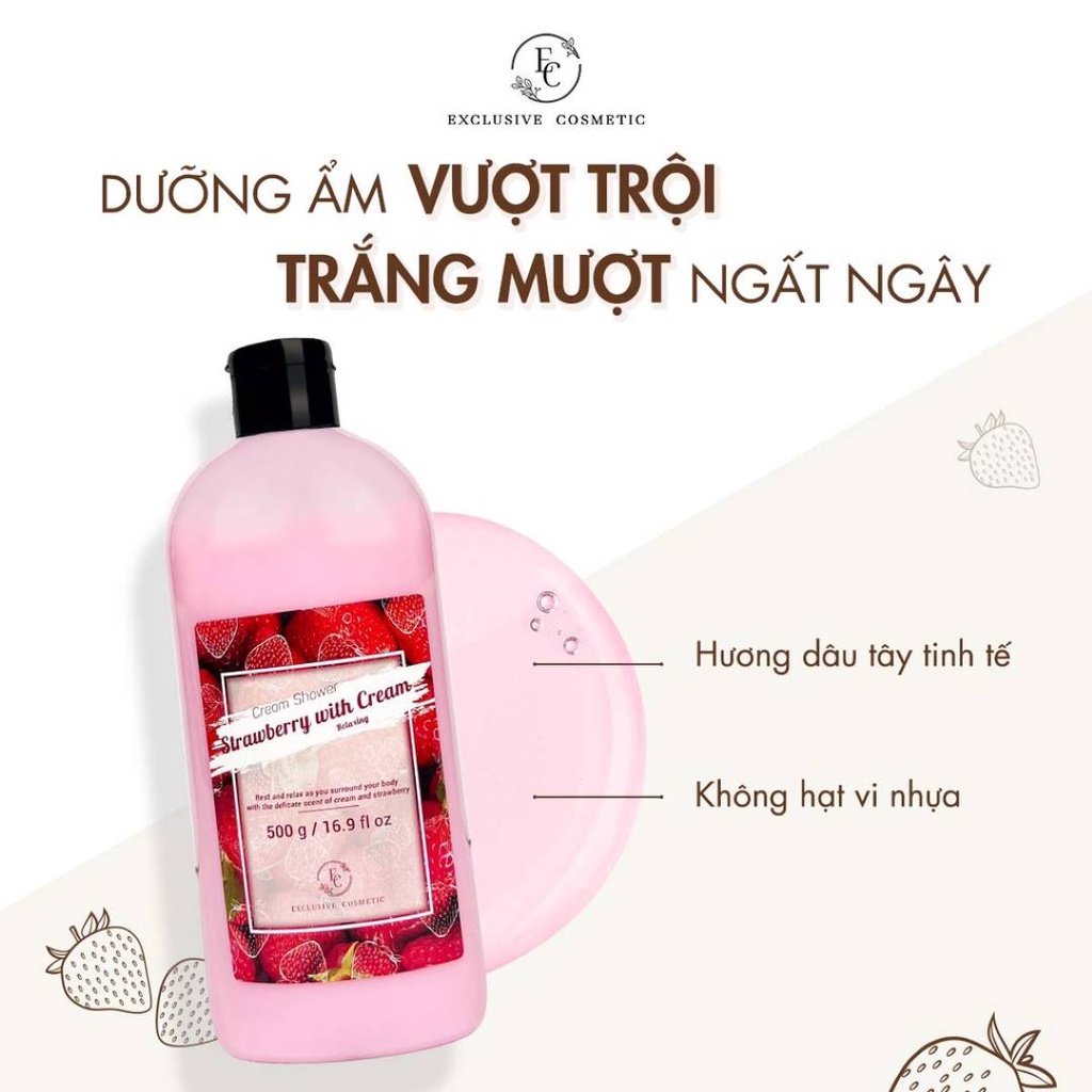 Sữa tắm Exclusive Cosmetic Shower 500g