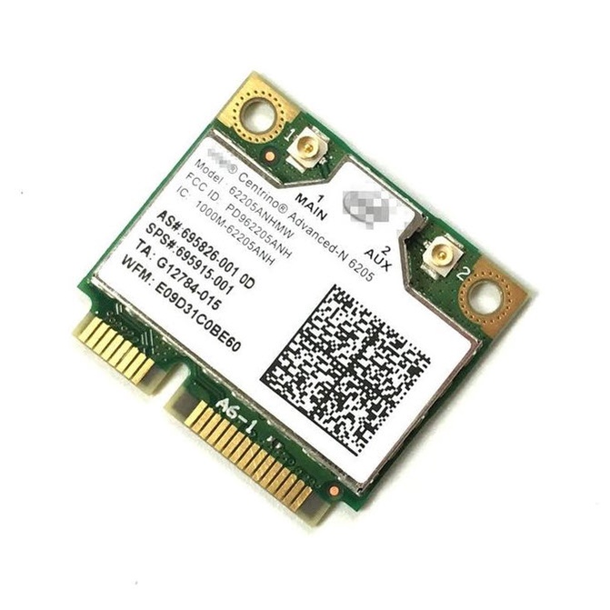 Card Wifi PCI-E 2 Băng tần Intel 6205, Lenovo Thinkpad X200 X201 X220 X230 T410 T410s T420 T420s T430 T430s, WIFI LAPTOP