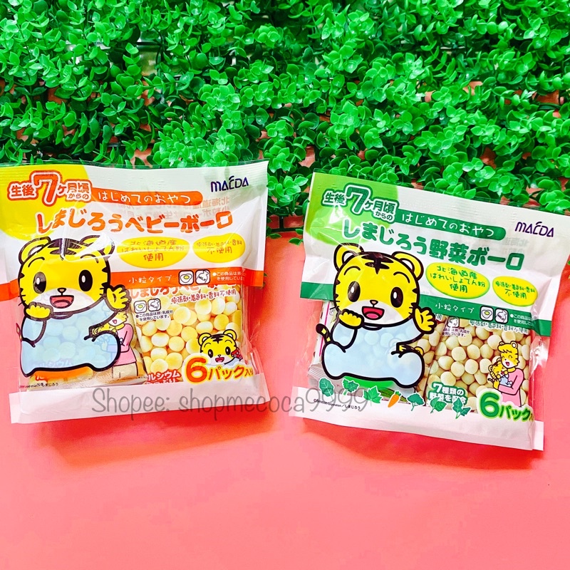 Date 11/22-01/23 Bánh men bi Macda nhập khẩu Nhật Bản cho bé từ 7 tháng