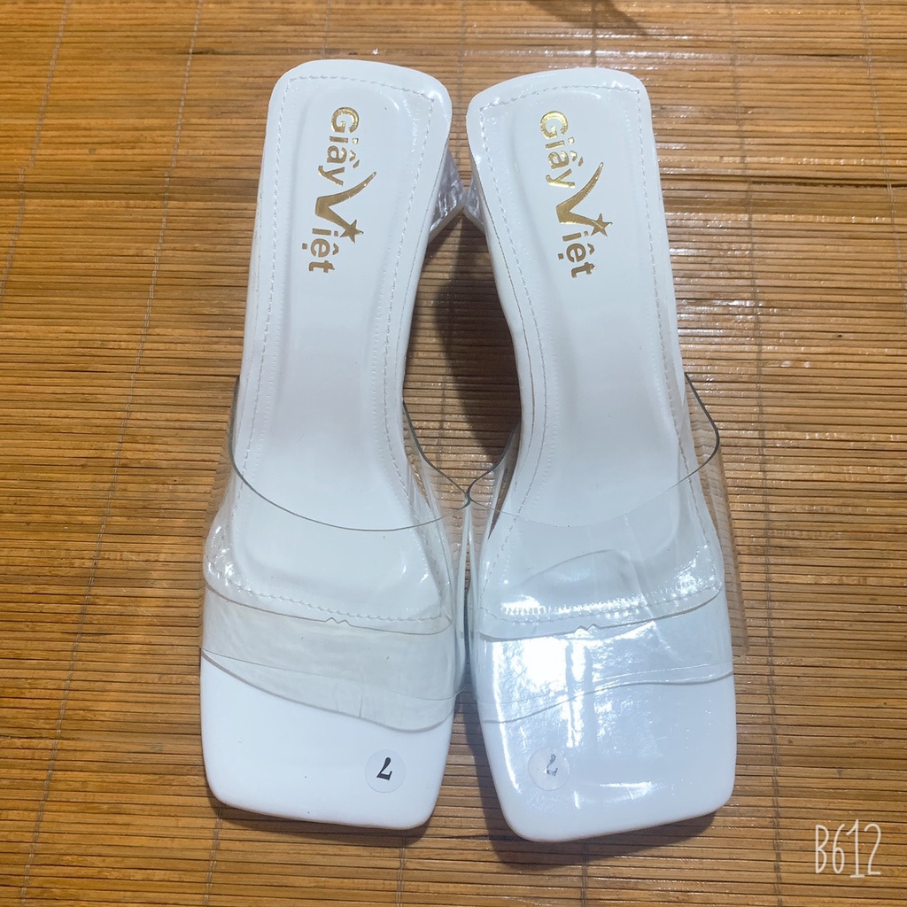 Dép Cao Gót Nữ Quai Trong Gót Tam Giác 5Cm Thời Trang siêu Hót