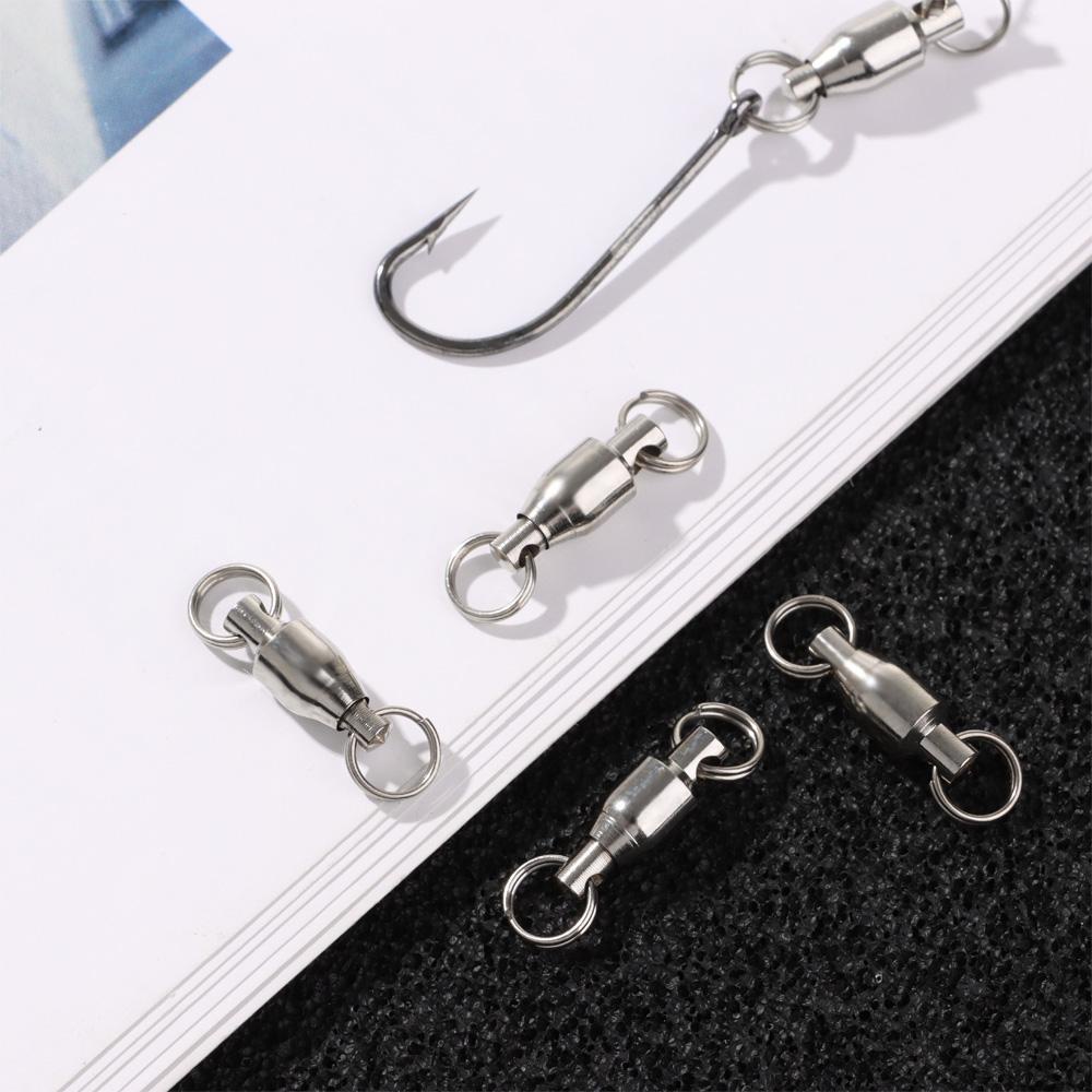 Bộ 10 Móc Câu Cá Bằng Thép Không Gỉ Chất Lượng Cao