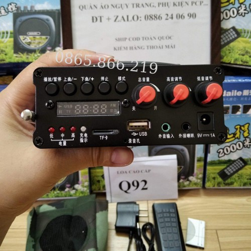 Loa Điều Khiển Từ Xa Q92 - Loa Bẫy Chim Cao Cấp Q92