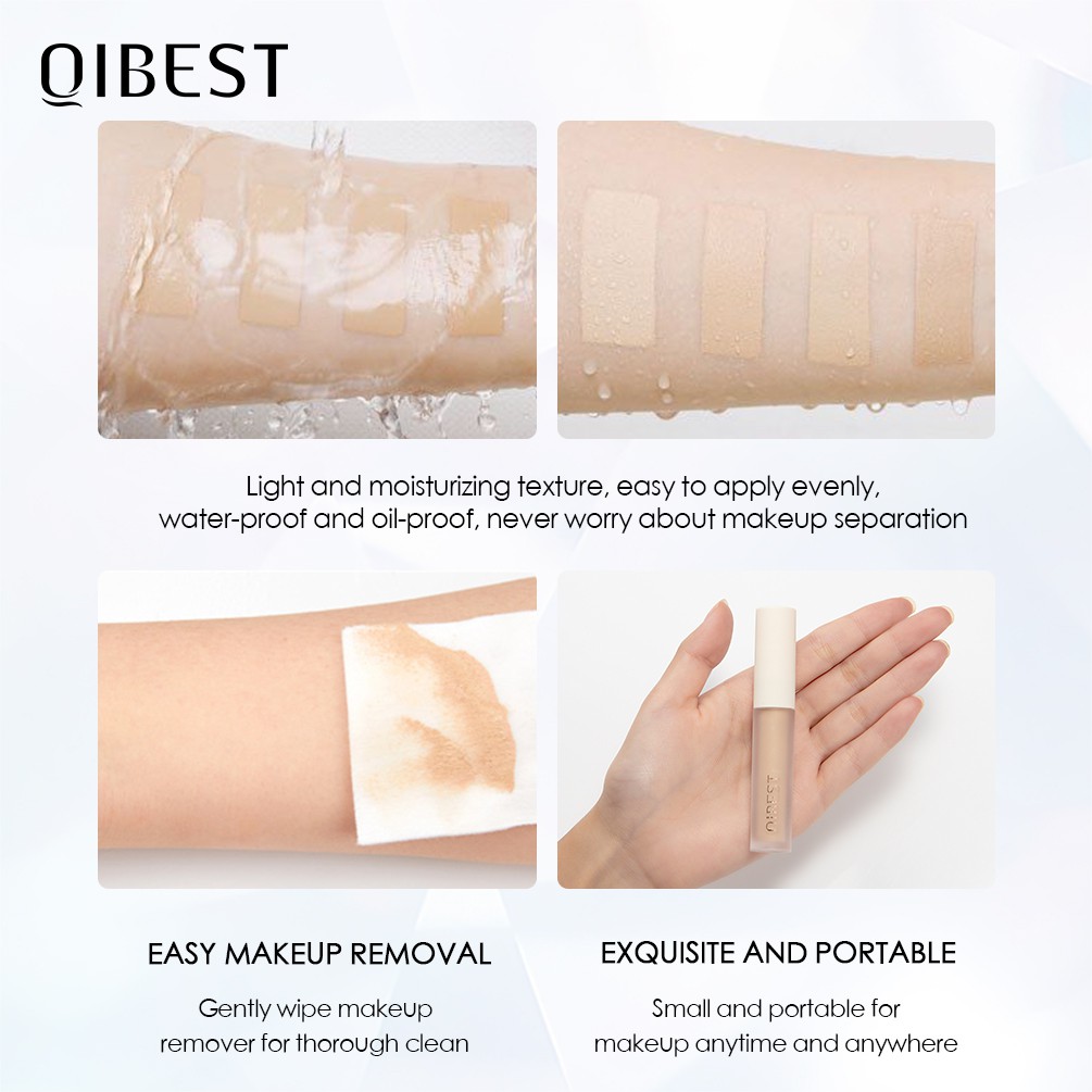 Kem Che Khuyết Điểm Qibest Độ Che Phủ Cao Kiềm Dầu 5 Màu Tùy Chọn 25g | BigBuy360 - bigbuy360.vn