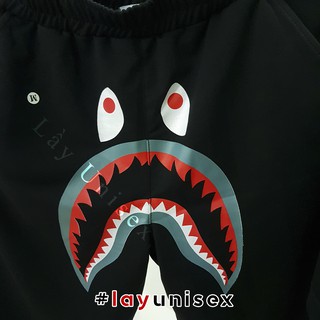 Quần short thun Bape cá mập