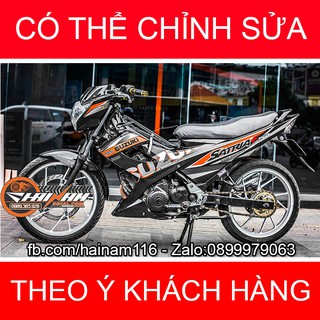 Tem Trùm Raider Cam Đen Zin