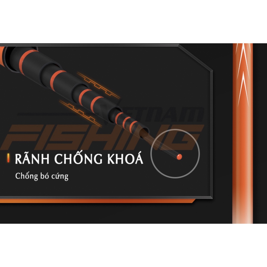 Cần câu tay HANDING La Văn Cương siêu tải, chuyên câu săn hàng