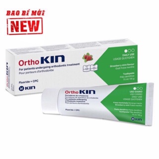 [ NIỀNG RĂNG] KEM ĐÁNH RĂNG ORTHO KIN DÀNH CHO RĂNG NIỀNG