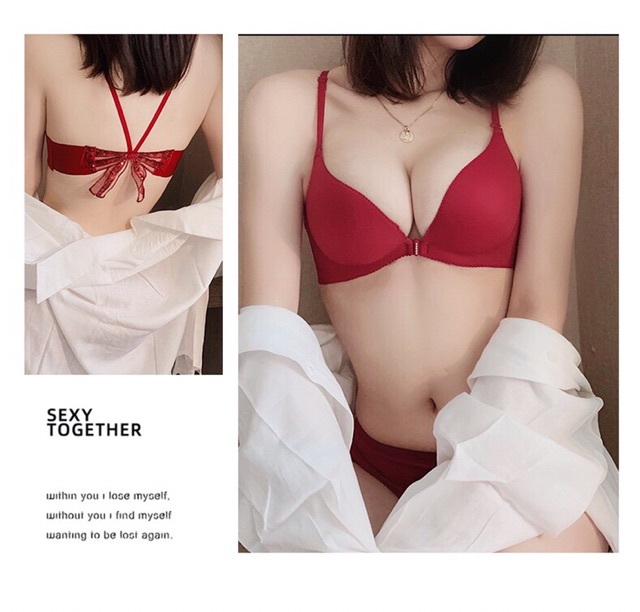 Bộ Đồ Lót Su Cài Trước Nơ Lưng Điệu Đà Mới Hot Hot 819 | BigBuy360 - bigbuy360.vn