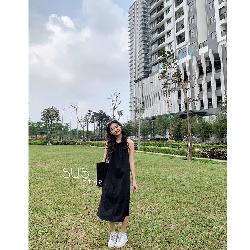 Váy Maxi Khoét Lưng Chất Thô Mềm Siêu Xinh M220-Vin_store168 | BigBuy360 - bigbuy360.vn