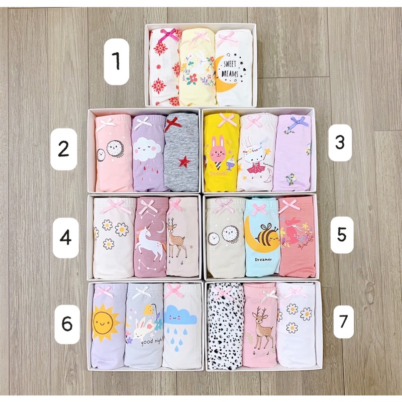 Set 3 quần chip cotton modal