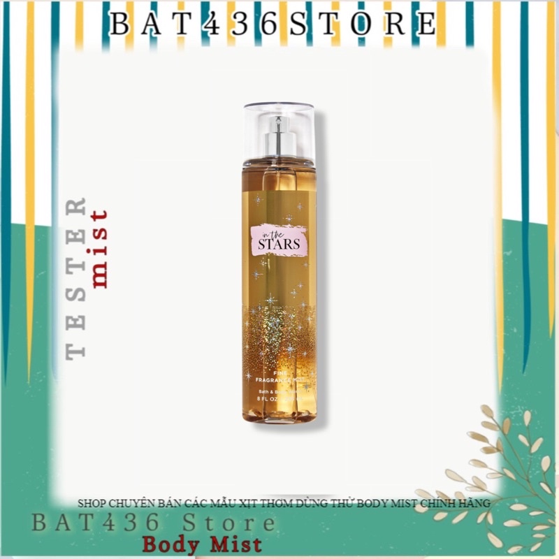 [Mẫu thử] Xịt toàn thân Body Mist Bath &amp; Body Works - In the stars 10ml-30ml-50ml-100ml