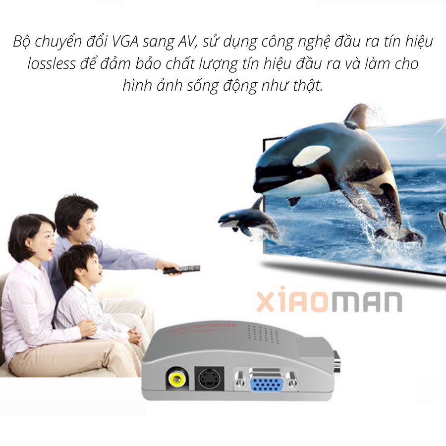 Bộ chuyển đổi tín hiệu AV sang VGA / HDMI sang AV / VGA sang AV / VGA sang HDMI Sắt hàng chất lượng cao
