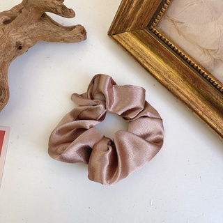 Buộc tóc vải scrunchies phi bóng chấm bi