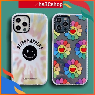 Ốp điện thoại silicon TPU mềm hoa mặt cười iPhone 7 8 Plus 7+ 8+ X XS XR 11 11Pro 12 Mini 12Mini Pro Max XSMax SE 2020