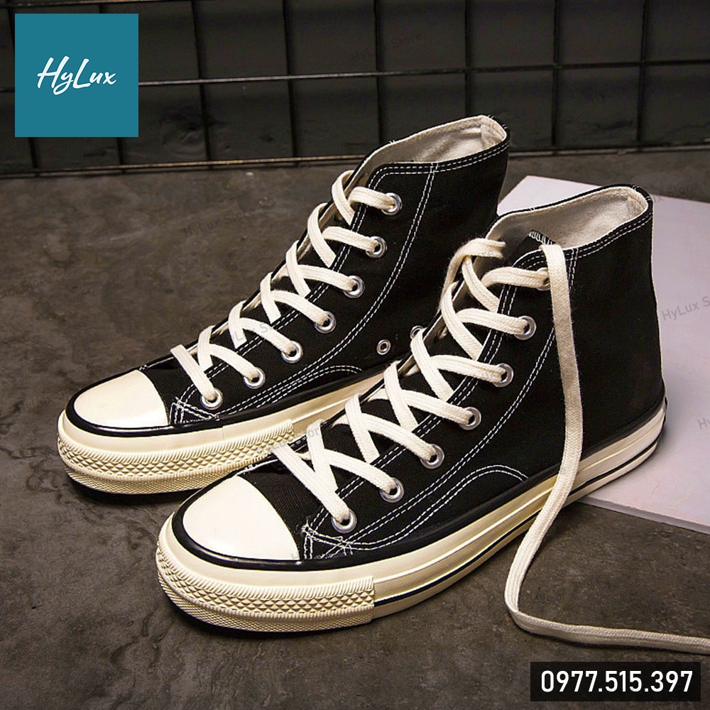 Dây giày Converse 1970s cổ cao, cổ thấp, Mlb đạp gót cao cấp