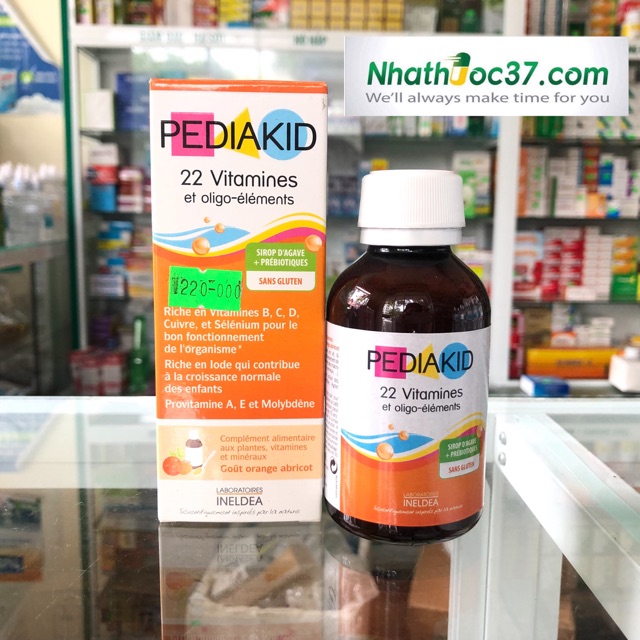 Pediakid 22 vitamin bổ sung vitamin cho bé