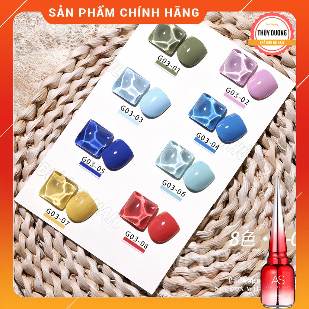 Sơn gel AS chính hãng chai đỏ mã G-03 15ml