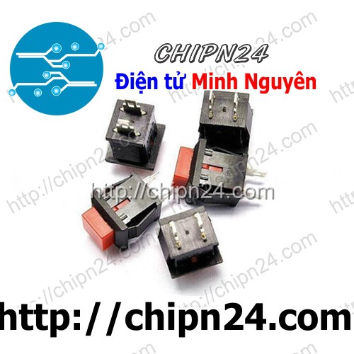 [2 CÁI] Nút nhấn Nhả DS-430 DS430 ĐỎ 1A 125VAC