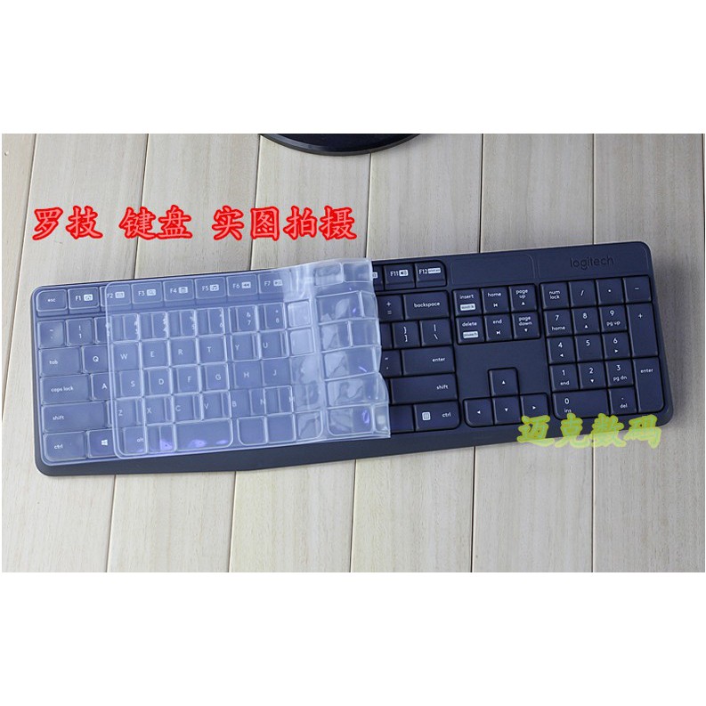 Tấm Phủ Bàn Phím Silicon Trong Suốt Cho Logitech K375s Mk235 920-007897