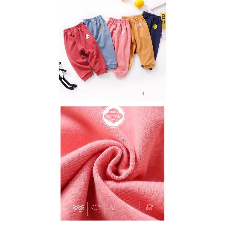 Quần thể thao AMILA bằng cotton thời trang xuân thu dành cho bé trai và bé gái