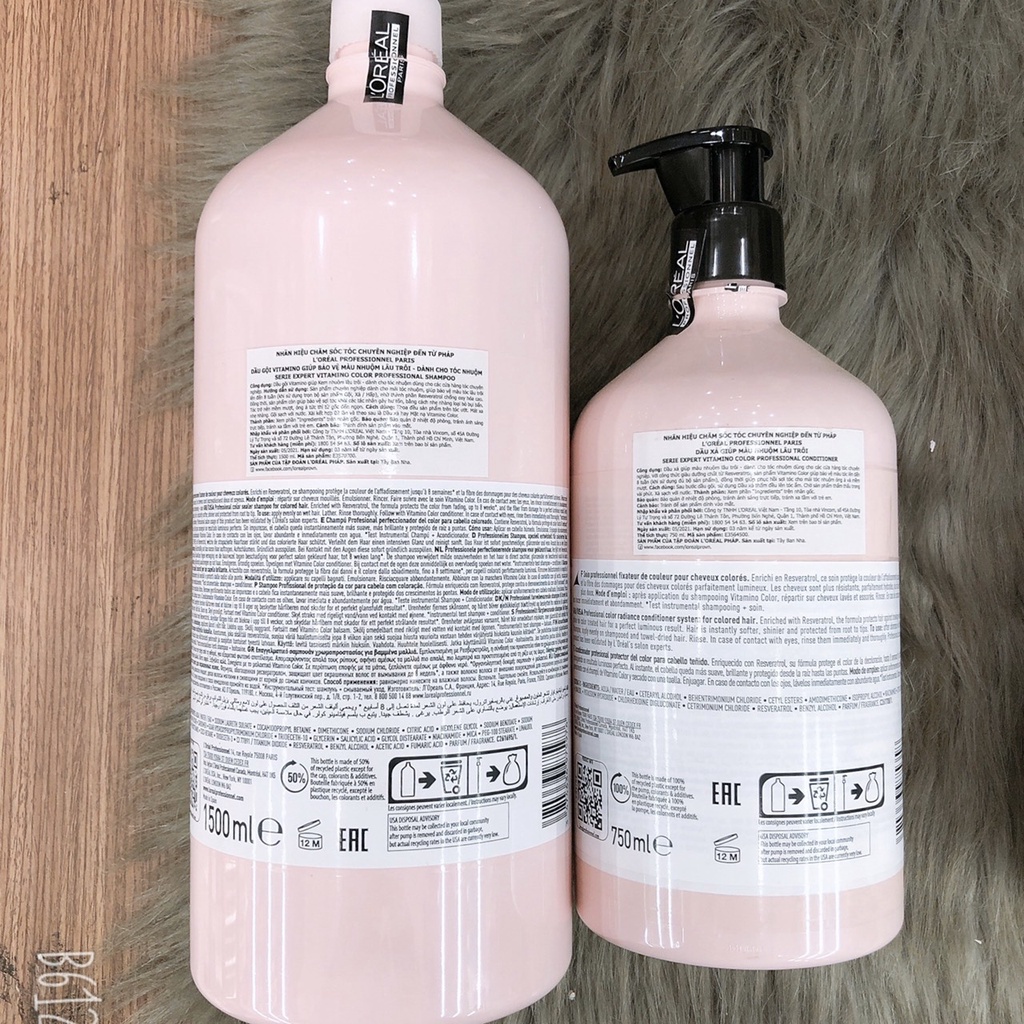Dầu gội xả dành cho tóc màu Vitamino Color Loreal