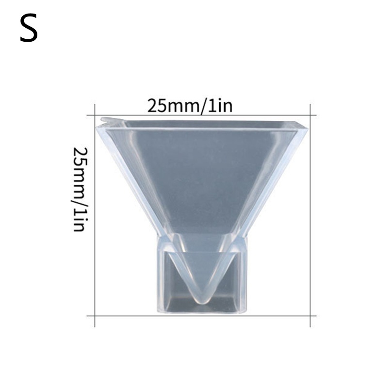 Khuôn Silicon Trong Suốt Làm Đồ Trang Sức Hình Kim Tự Tháp