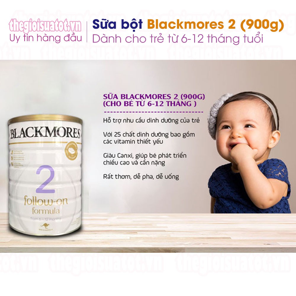 Sữa Blackmores Số 1,2,3 900g - Sữa dinh dưỡng dành cho bé