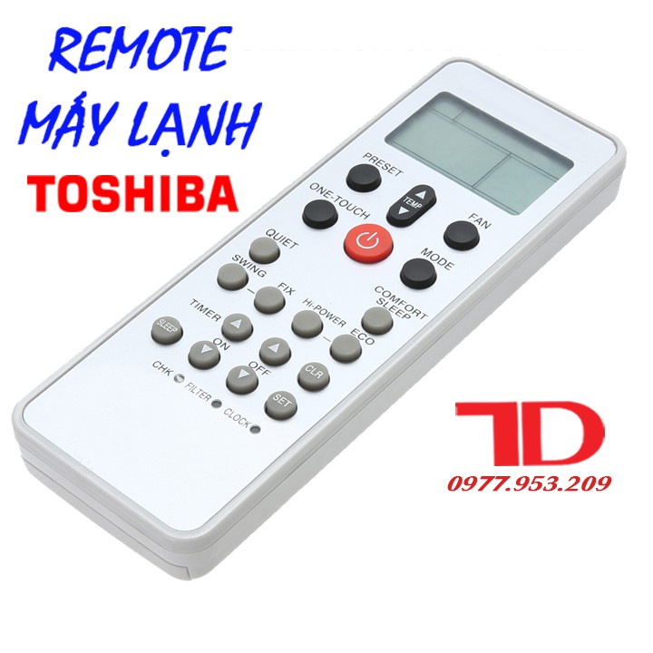 ĐIỀU KHIỂN MÁY LẠNH TOSHIBA