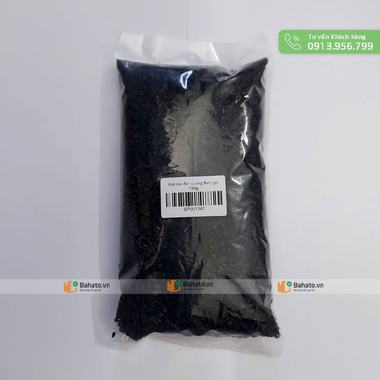 Hạt vừng đen (mè đen) gói 150g