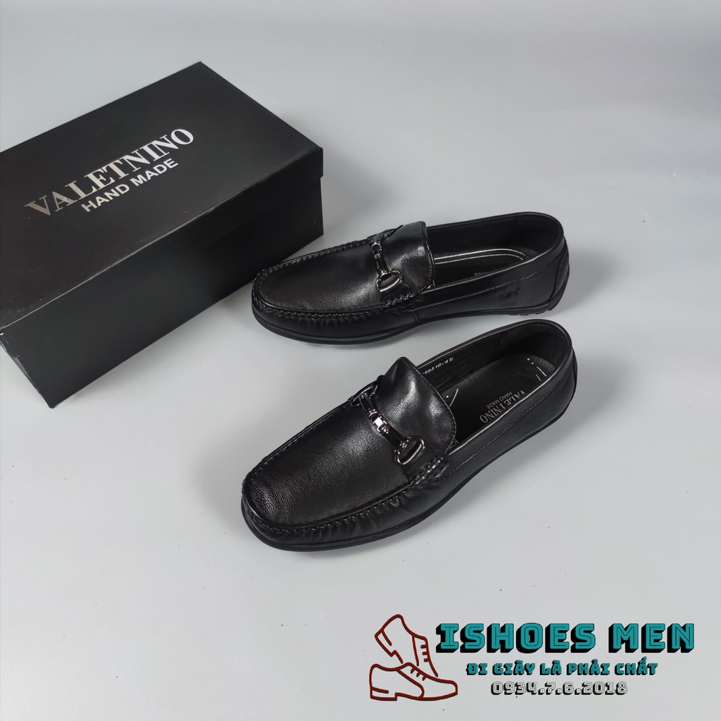 Giày Lười Moca Nam VALETNINO HANDMADE Da Dê Siêu Mềm Nhập Khẩu Quảng Châu Cao Cấp Full Box MS F19316