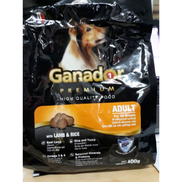 Thức ăn cho chó lớn ganador 400g