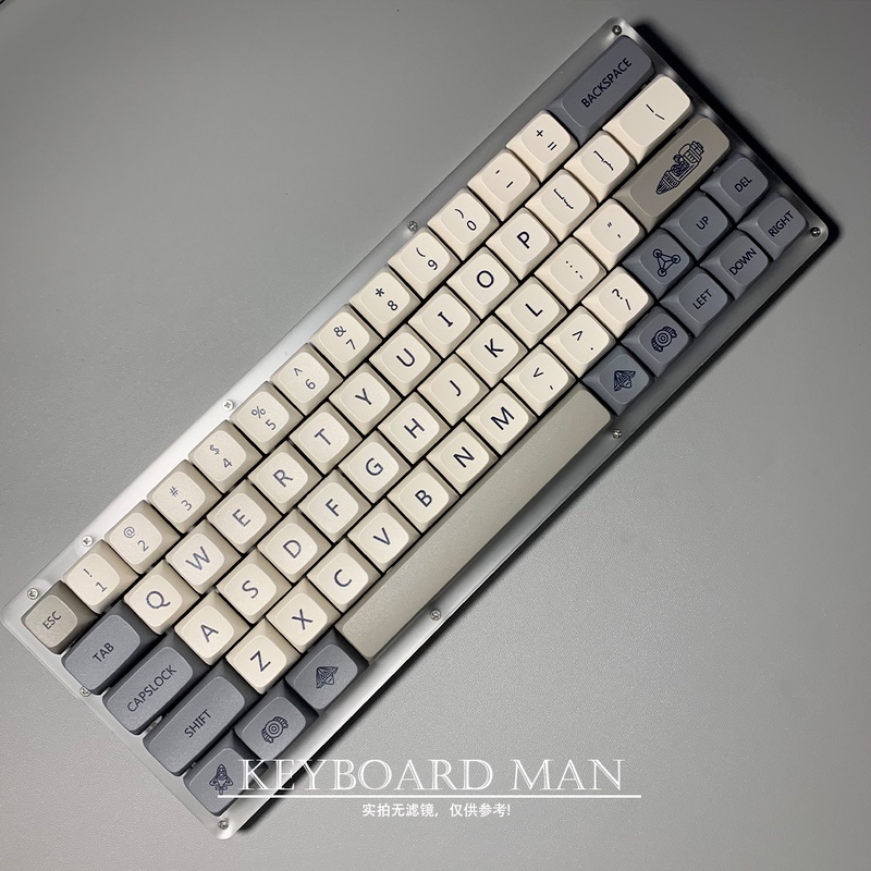 121 Phím Vision Keycaps XDA Profile Retro PBT Dye Phụ Bàn phím cơ học Keycap