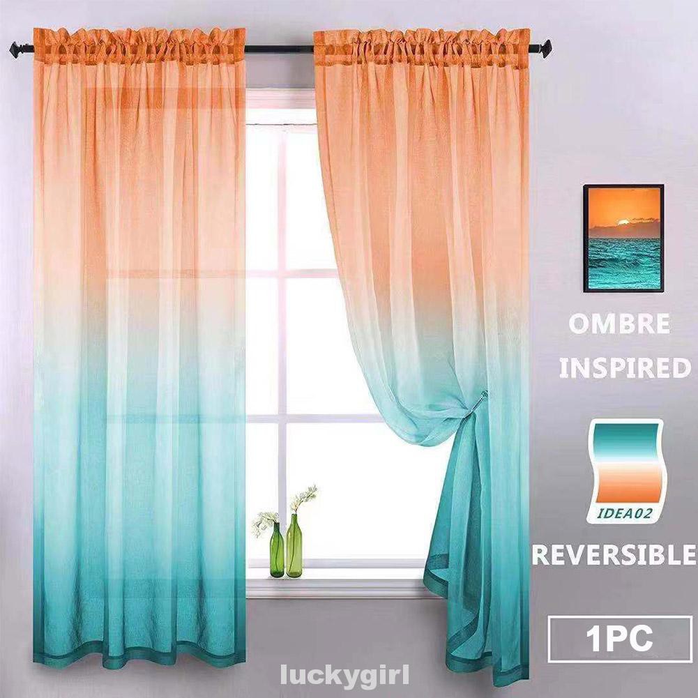 Rèm Cửa Polyester Màu Gradient Dễ Dàng Vệ Sinh