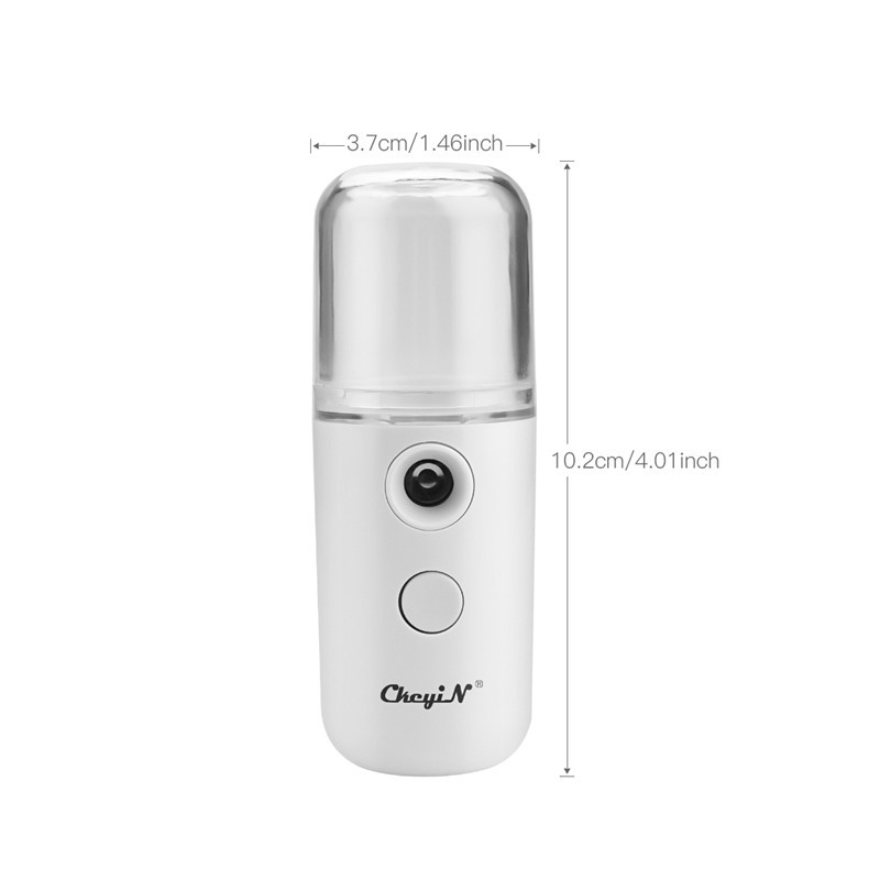 Máy phun sương Nano CkeyiN dưỡng ẩm da mặt 30ml kèm cáp sạc USB