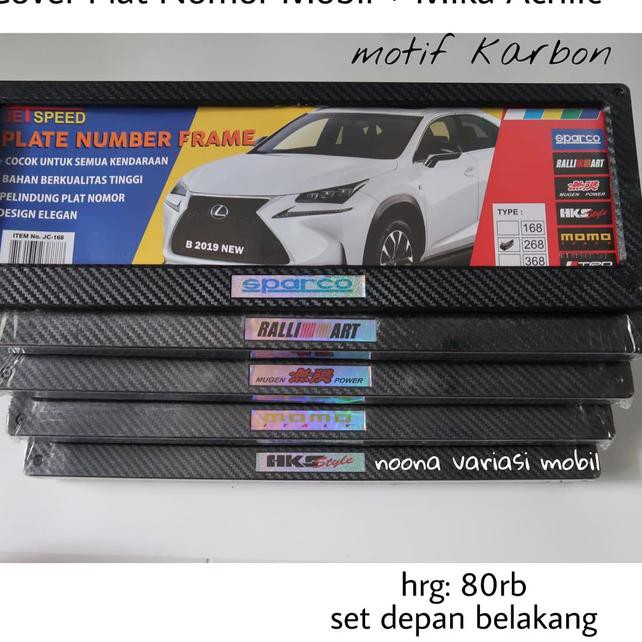 Vỏ Bọc Biển Số Xe Hơi Bằng Carbon Kích Thước 46cm