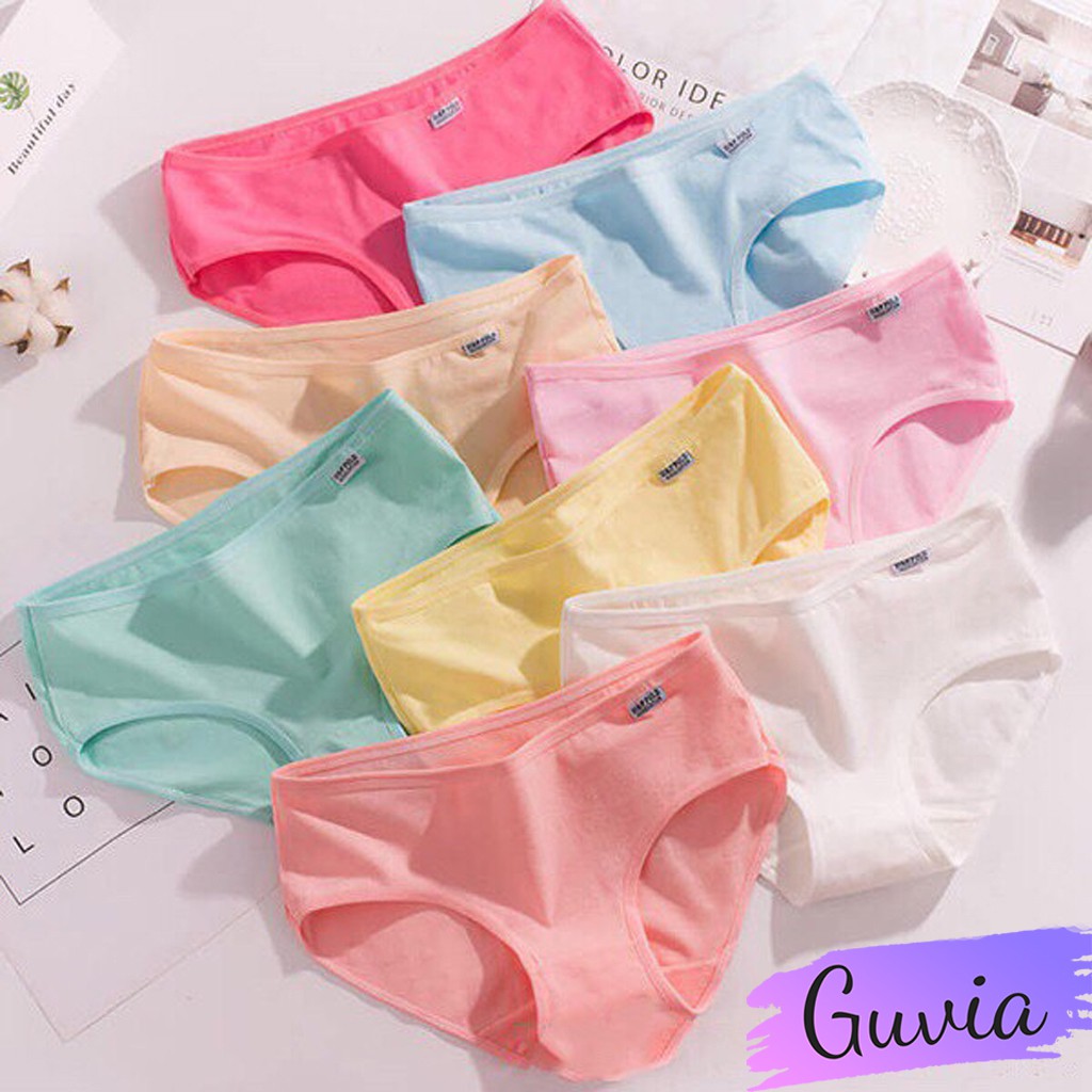 Quần lót nữ trơn kháng khuẩn Pulo QL02 Quần lót nữ cotton siêu thấm hút cao cấp