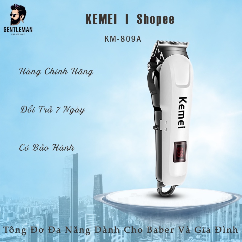 [Video Review] Tông đơ cắt tóc chuyên nghiệp chính hãng KEMEI KM809A - Tông đơ không dây cắt tóc gia