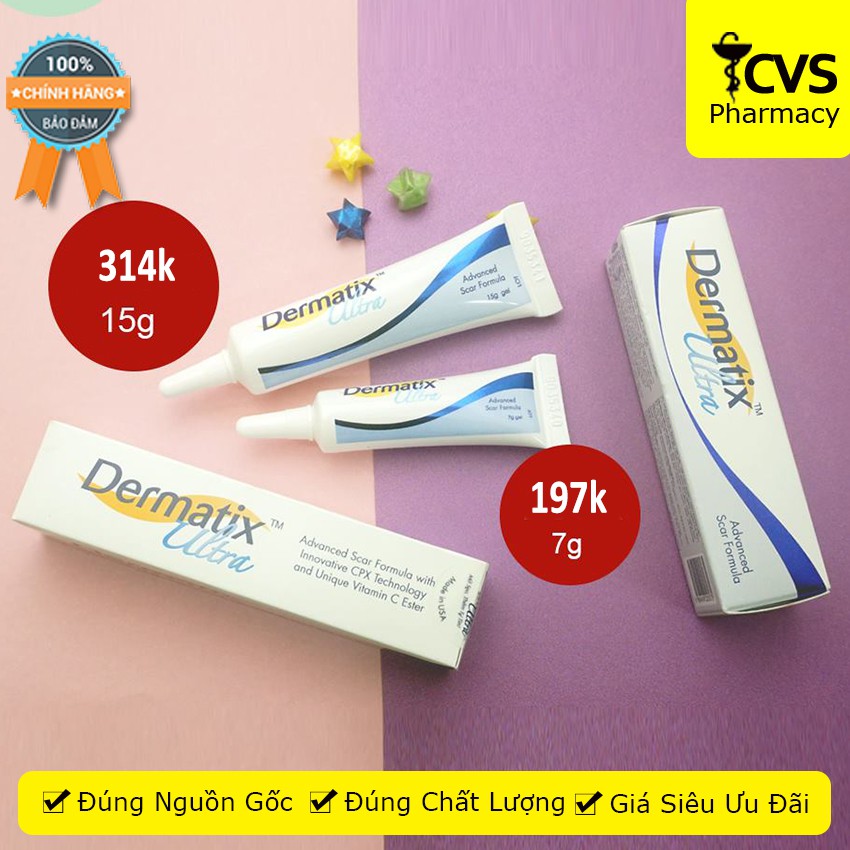 Kem giảm sẹo Dermatix Ultra - Gel hỗ trợ làm lành sẹo hiệu quả - cvspharmacy
