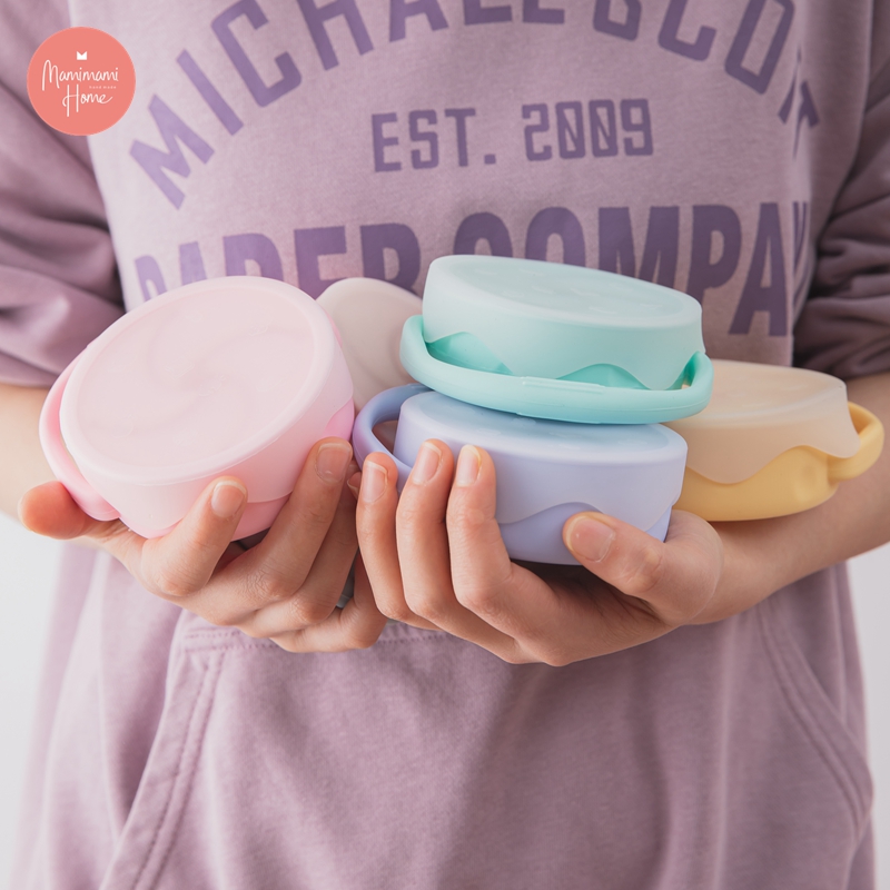 MAMIMAMIHOME Cốc đựng đồ ăn vặt nhiều màu sắc tùy chọn ngọt ngào có nắp