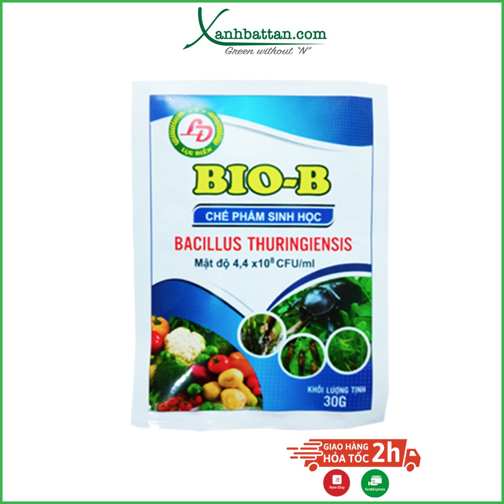 Chế phẩm sinh học Bio B trừ bọ trĩ, nhện đỏ, rệp sáp, sâu rầy 30 gram