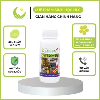 CHẾ PHẨM EM HLC ĐẶC TRỊ TUYẾN TRÙNG - THUỐC ĐẶC TRỊ VÀNG LÁ THỐI RỄ, PHÒNG TRỪ TUYẾN TRÙNG RỄ HẠI CÂY TRỒNG - CHAI 500ML