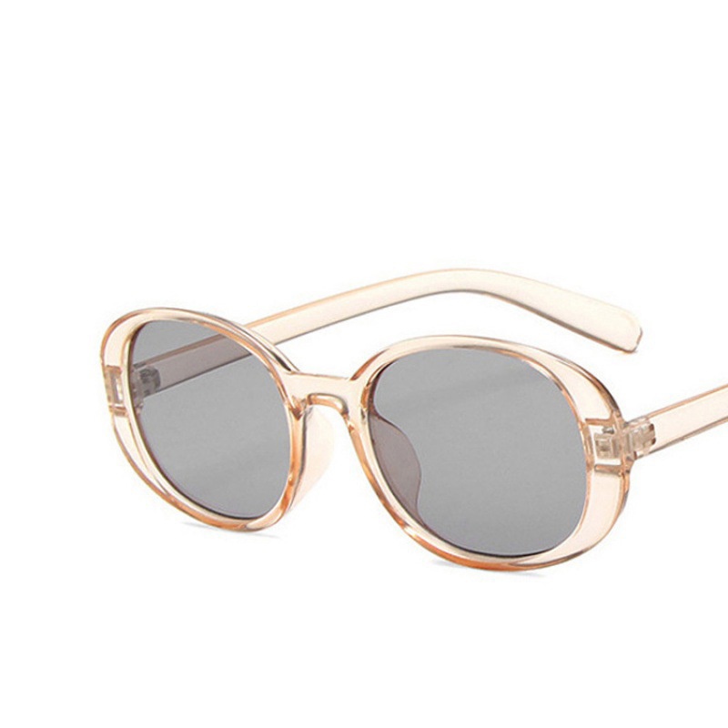 (AIMURUSI) COD Kính Mát Gọng Oval Chống Tia Uv Thời Trang Hàn Quốc