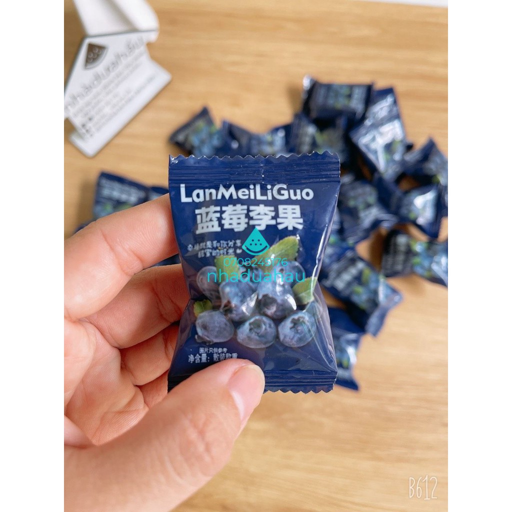 Lẻ gói 100g ô mai cherry/ việt quất/ thanh mai/ đào cay Hongkong gói dùng thử 100g