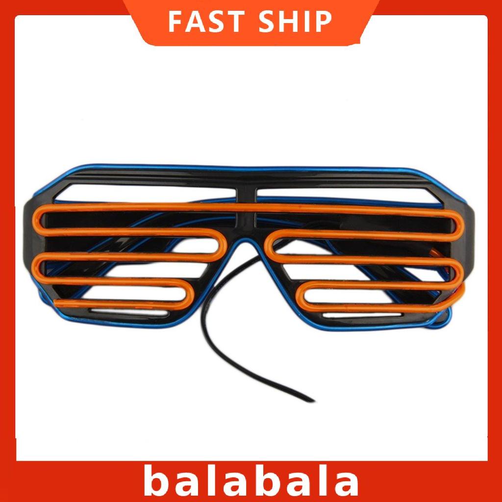 [BL]Plastic LED Glasses Light Up Shades Flashing Rave Wedding Party Glasses