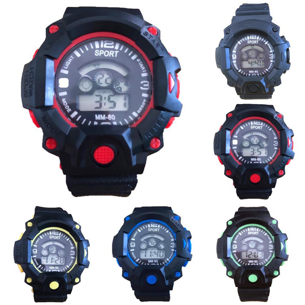 Đồng Hồ Thông Minh Chống Thấm Nước Tích Hợp Đèn Led Cho Bé