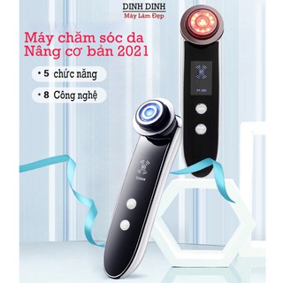 Máy chăm sóc da Kr2021 - điện di tinh chất, làm sạch, nâng cơ mặt- chăm sóc da đa năng - Dinh Dinh